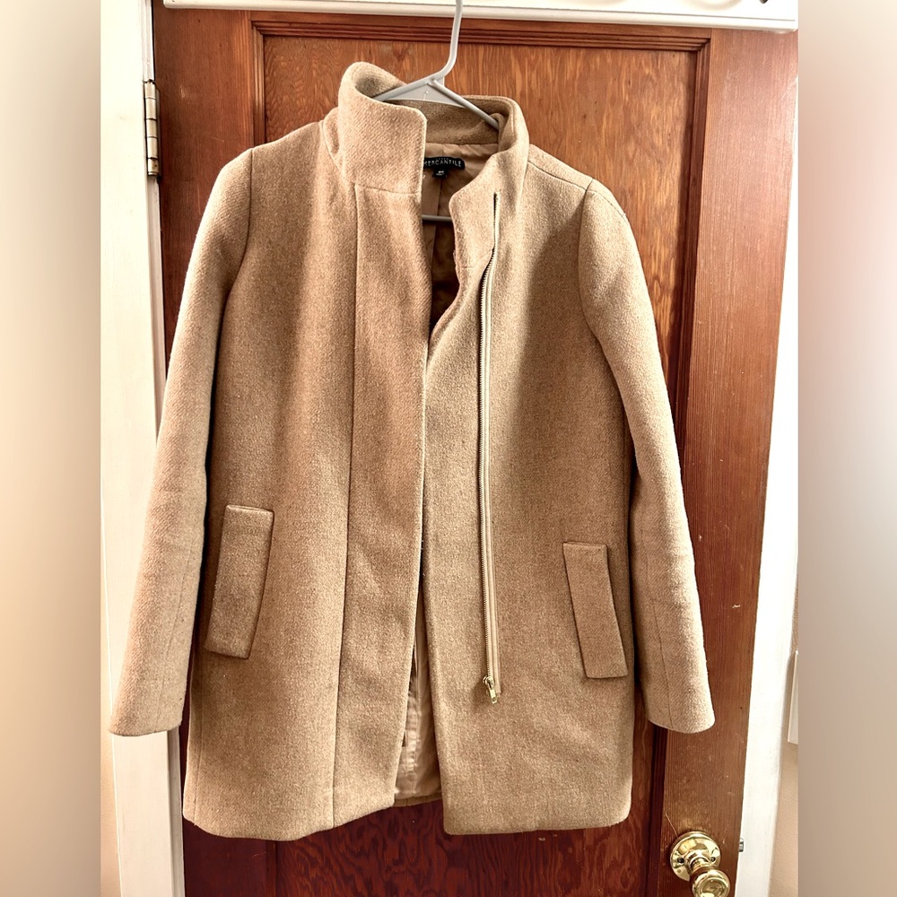 J.Crew Mercantile City Coat in Tan.  Size 00